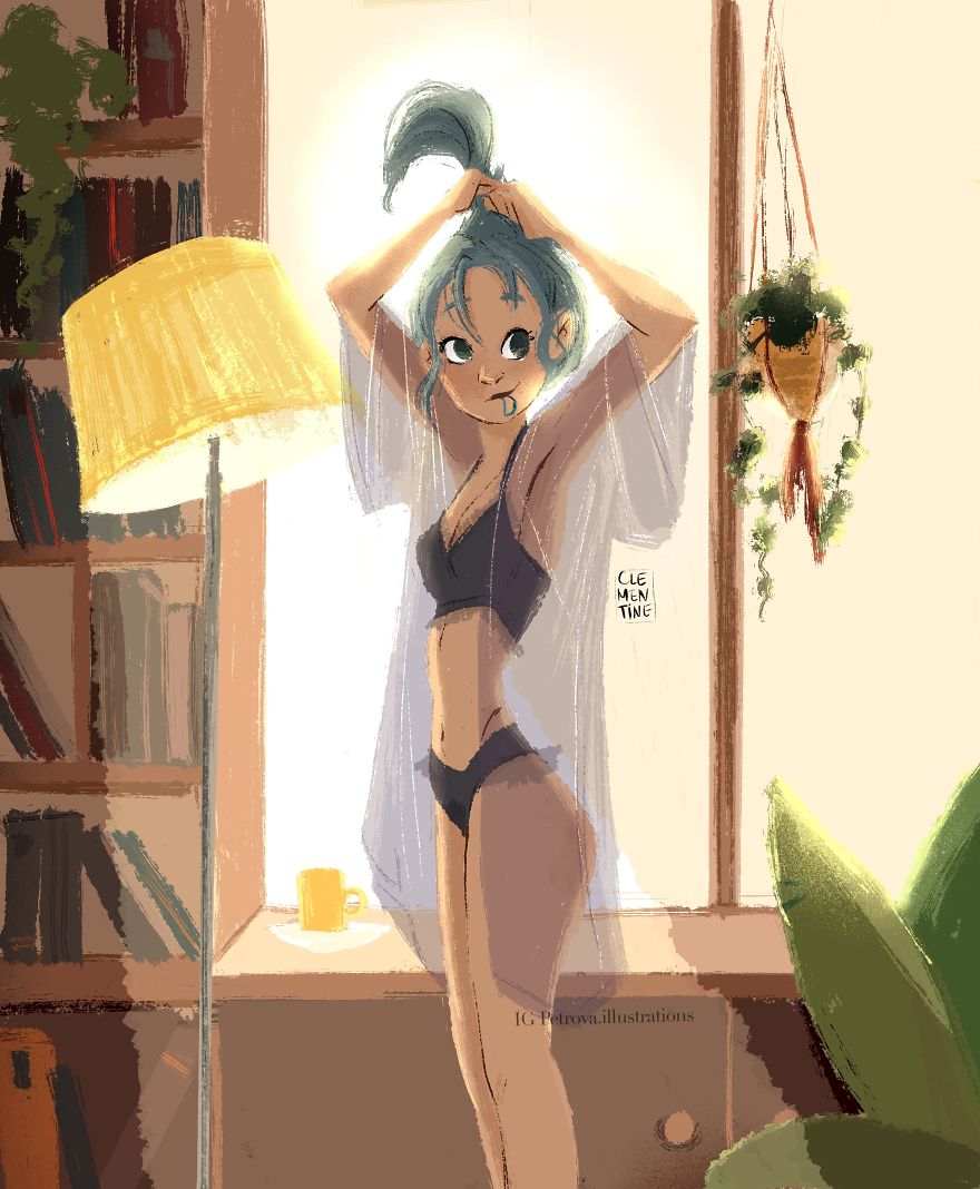 I Made Illustrations Of Daily Life In Quarantine