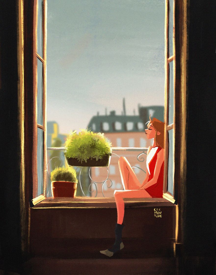 I Made Illustrations Of Daily Life In Quarantine