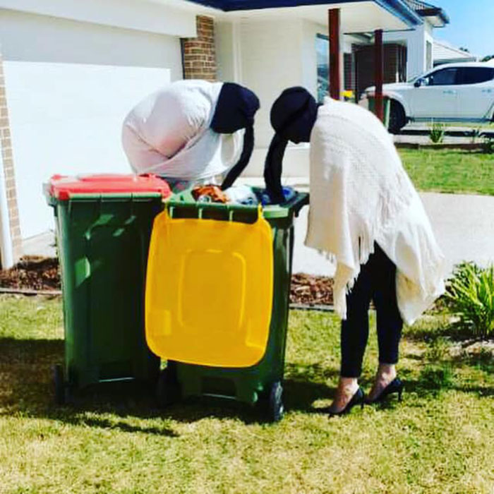 Australians-Dress-Up-Taking-Bins-Out