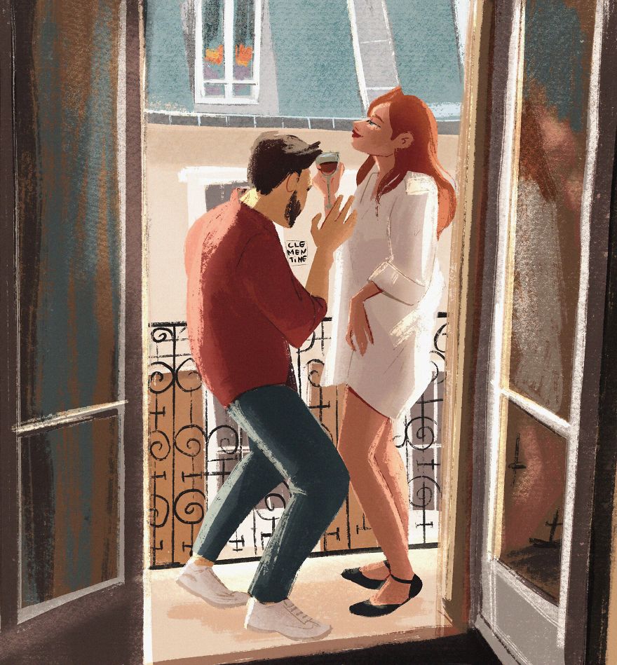 I Made Illustrations Of Daily Life In Quarantine