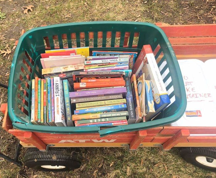 Family Sets Up A "Give And Take" Outdoor Pantry, Doesn’t Expect It To Grow So Big