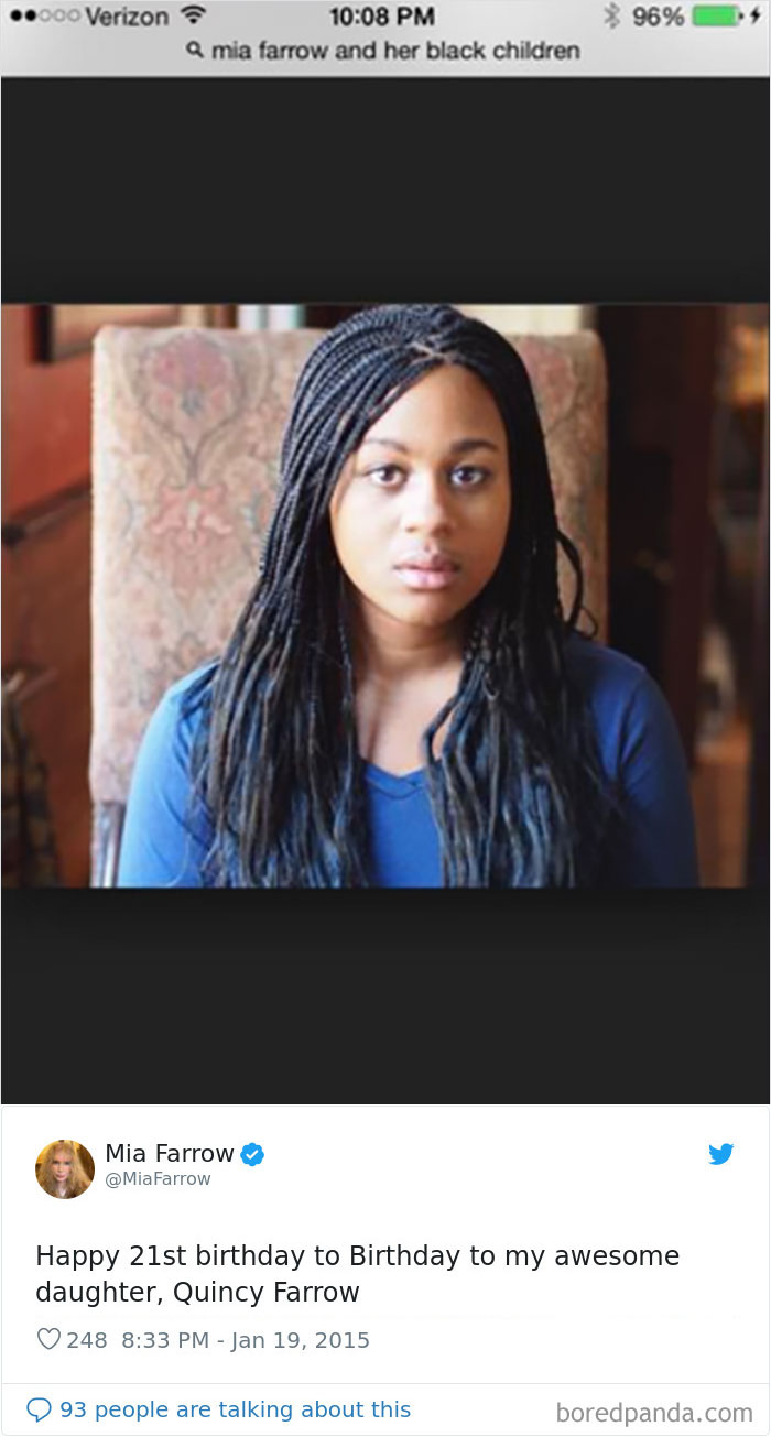 When Mia Farrow Forgot To Crop Out This Search Bar