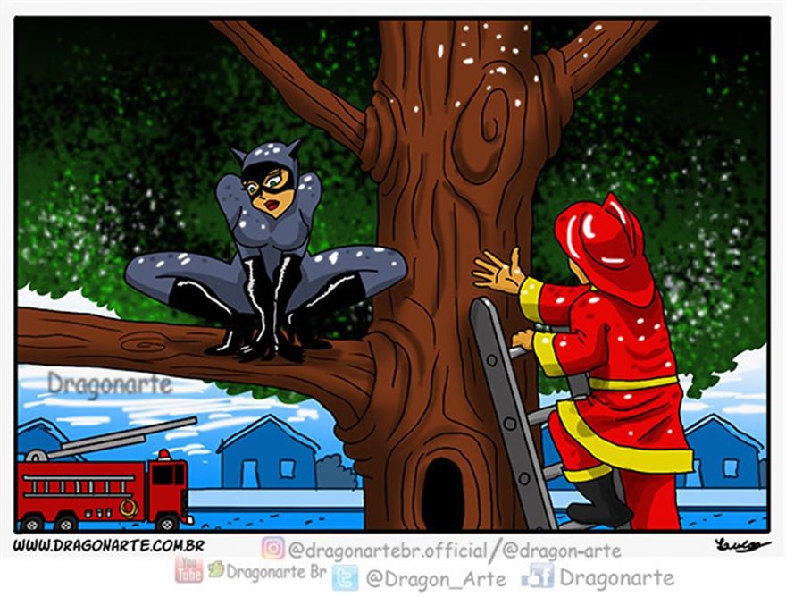 Artist Shows The Daily Lives Of Our Favorite Superheroes And The Result Is Hilarious