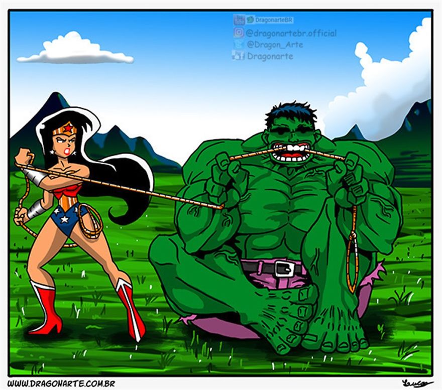 Artist Shows The Daily Lives Of Our Favorite Superheroes And The Result Is Hilarious