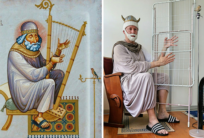 This Russian Facebook Group Is Dedicated To Recreating Famous Art Pieces While Isolating And Here Are The 27 Best Works