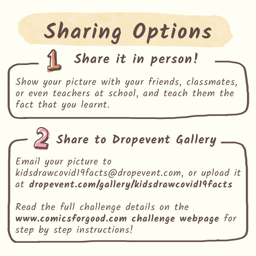 Launching A Kids Draw Covid19 Facts Challenge