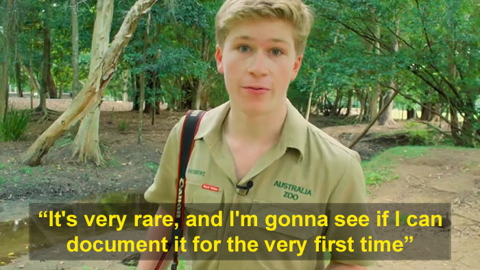 Robert Irwin Goes On A Hilarious Expedition To Find "One Of The Most Endangered Species On The Planet"
