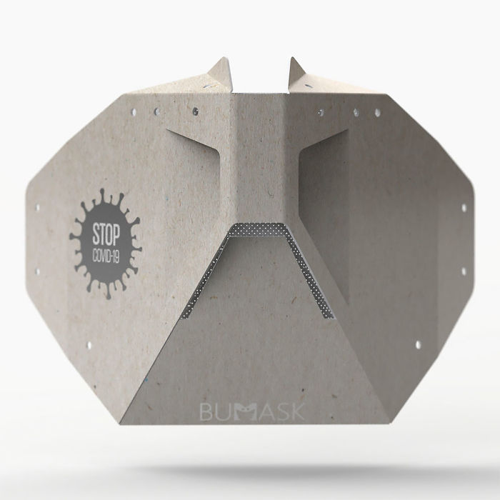 Designers Show How Everyone Can Make A Simple DIY Cardboard Mask With A Replaceable Filter At Home Designers Show How Everyone Can Make A Simple DIY Cardboard Mask With A Replaceable Filter At Home