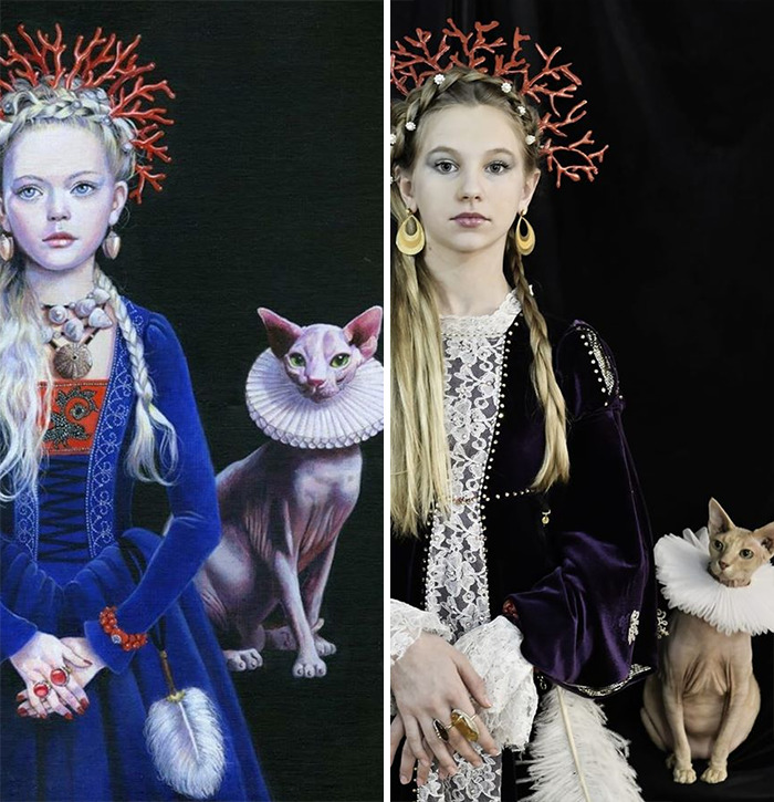 This Russian Facebook Group Is Dedicated To Recreating Famous Art Pieces While Isolating And Here Are The 27 Best Works