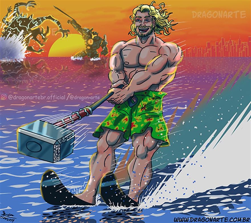 Artist Shows The Daily Lives Of Our Favorite Superheroes And The Result Is Hilarious