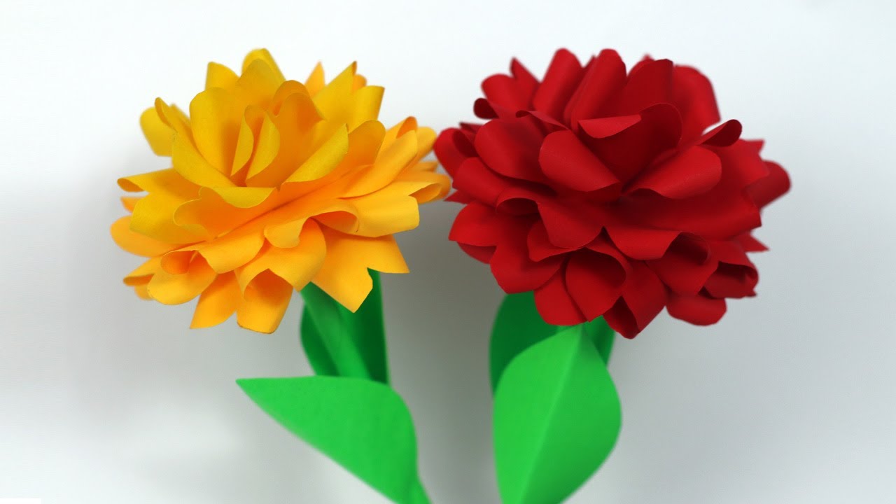 Very Easy Beautiful Paper Rose Flowers | Easy Paper Rose Flower Making | DIY Paper Craft