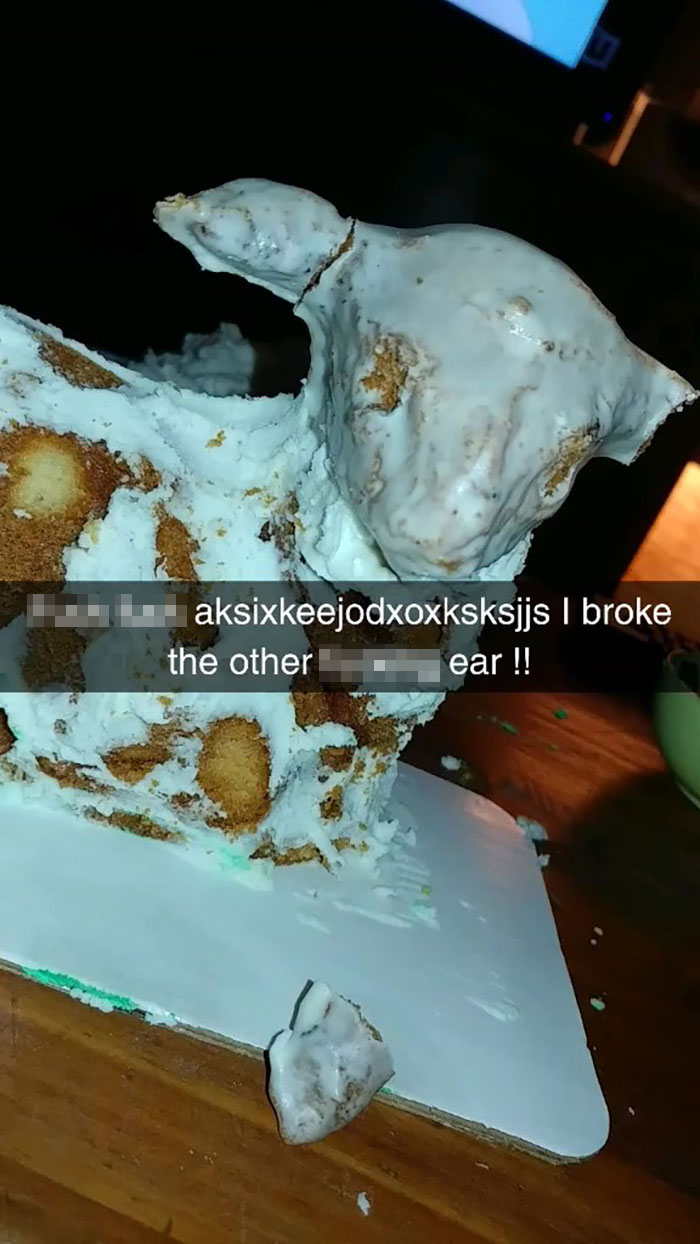 Woman Buys Ugly Lamb Cake And Decides To Fix It, Ruins Easter In The Process Woman Buys Ugly Lamb Cake And Decides To Fix It, Ruins Easter In The Process