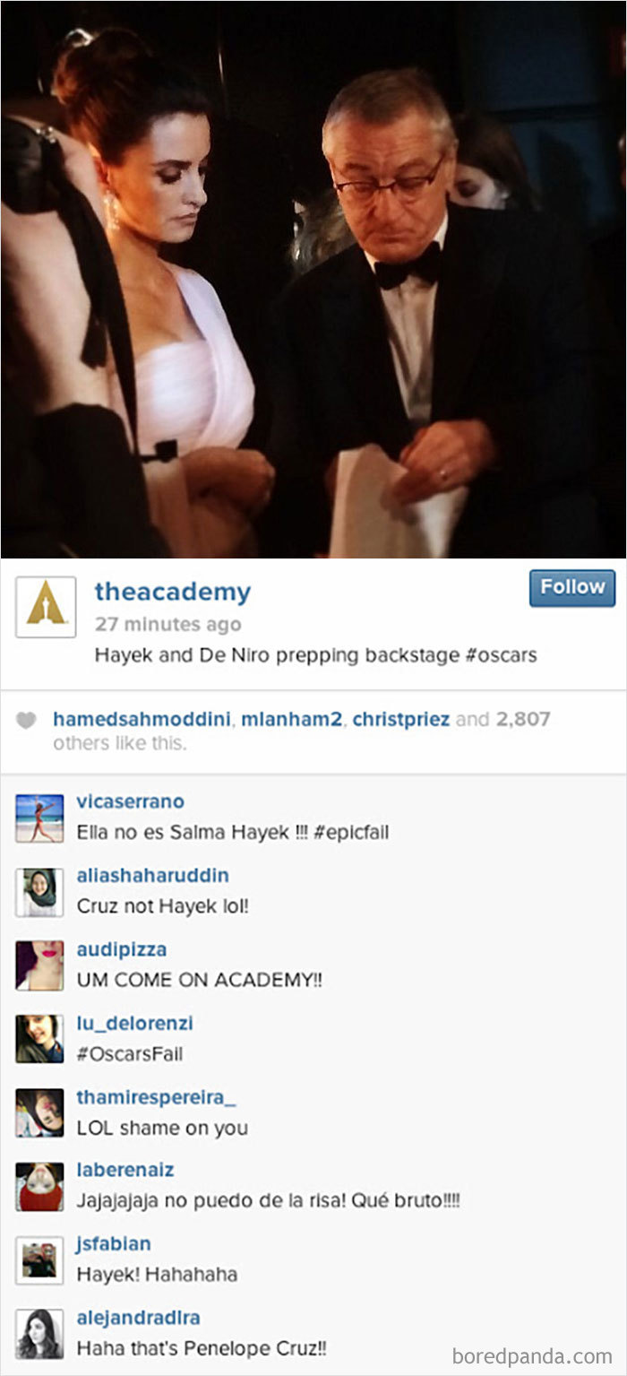 When The Academy Confused Selma Hayek And Penelope Cruz