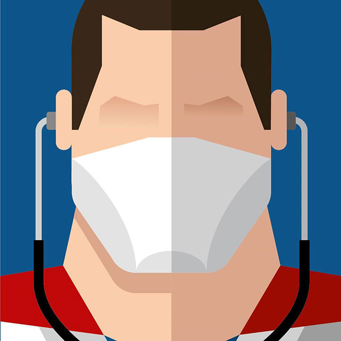Artist Portrays The Superheroes At The Front Lines Of Coronavirus Crisis Without Their Masks