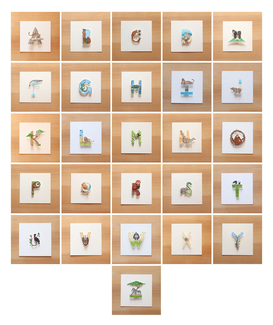 We Made An Alphabet Out Of Endangered Wildlife Species (34 Pics) We Made An Alphabet Out Of Endangered Wildlife Species (34 Pics)