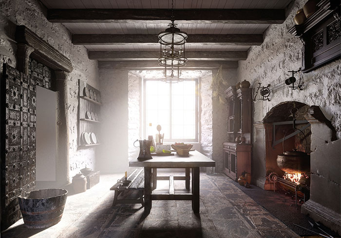 Designers Show Us How Kitchens Have Changed Over The Past 5 Centuries