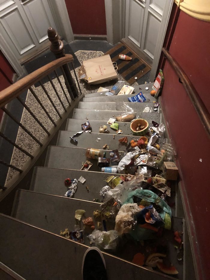 Dropped The Trash. Hallelujah