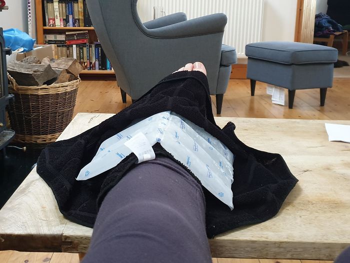 Decided To Pass The Time In Lockdown By Getting Back Into Running. Day 1, Sprained My Ankle