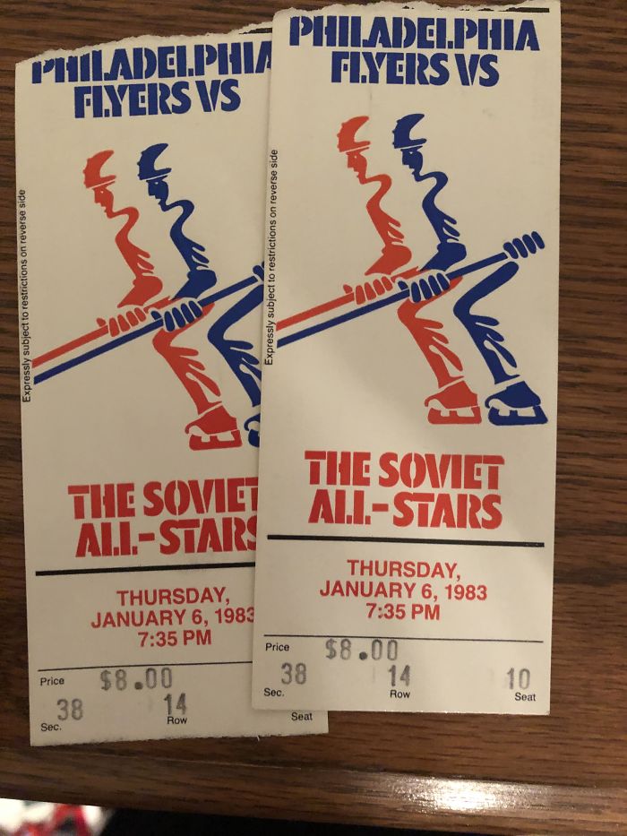 My Dad Found These Tickets While Quarantine Cleaning
