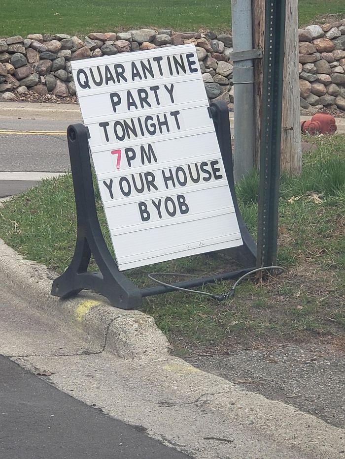 Was Driving Around With The Wife And Kid When We Saw This