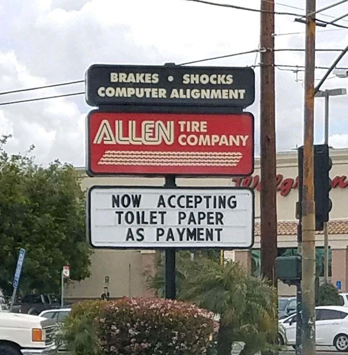 Good To See The Sign Person Still Has A Job