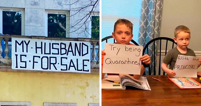 40 Funny Quarantine Signs By People Who Haven’t Lost Their Spirits Yet