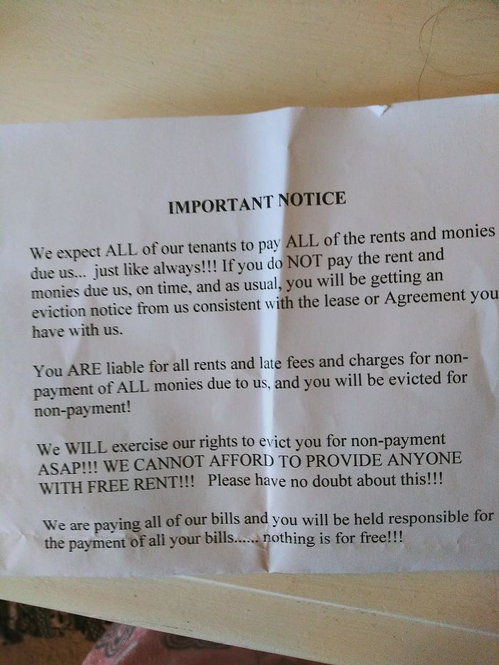 My Late Fees Are $100 Late Fee Plus $10 A Day Until Its Paid In Full. And My Landlord Wants To Mafia Style Bully People. Guess We Had A Nice Run Since Both The Husband And I Both Work In The Resturaunt Industry