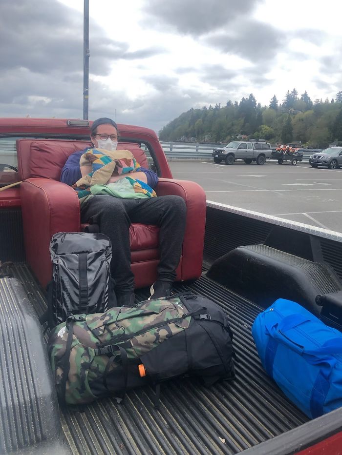 Buddy Of Mine Got Picked Up From The Airport Like This