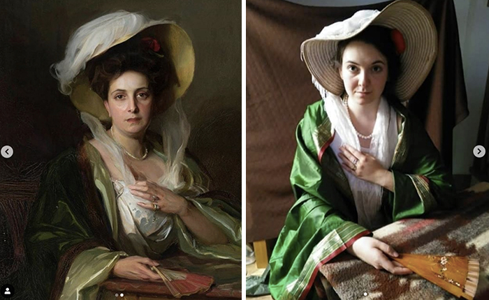 Fülöp László, "Portrait of a lady in a big hat", 1907