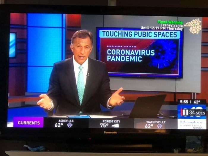 You Probably Shouldn't Be Touching Those Right Now, Either