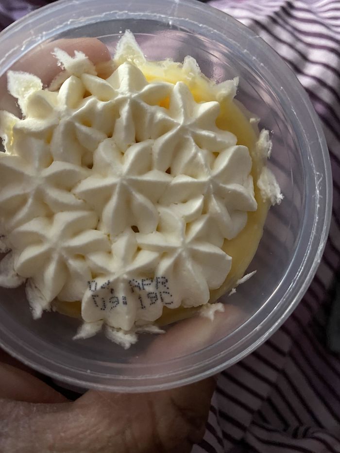 Someone Put Expiration Date On The Dessert