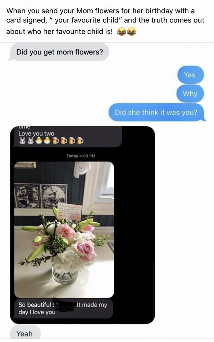 Now We Know Who The Favourite Child Is