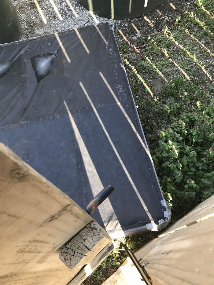 My Neighbors Are D***s. This Is The 3rd Time They've Thrown Their Mattress In Such A Way That I Can't Even Open My Gate