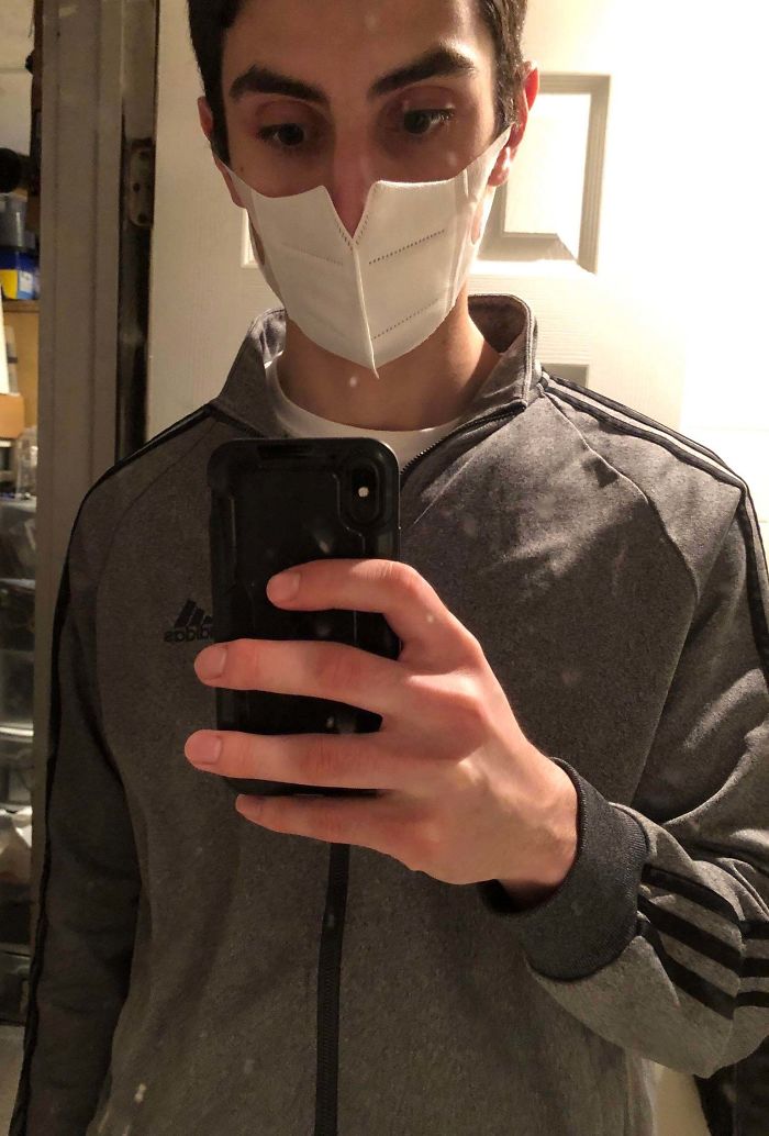 My Nose Is So Big My Mask Split From The Tension