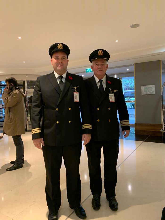 Father And Son Pilots Got To Fly Together On Dad's Last Flight. He's Retiring After 41 Years With Air Canada