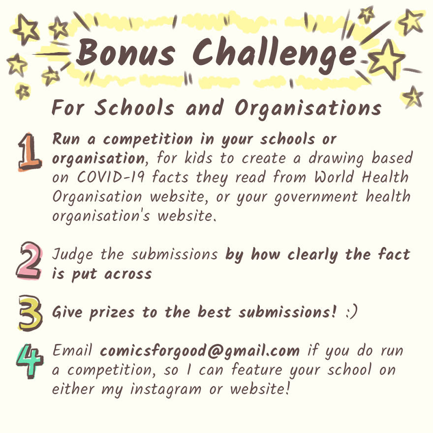 Launching A Kids Draw Covid19 Facts Challenge