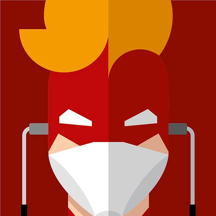 Artist Portrays The Superheroes At The Front Lines Of Coronavirus Crisis Without Their Masks
