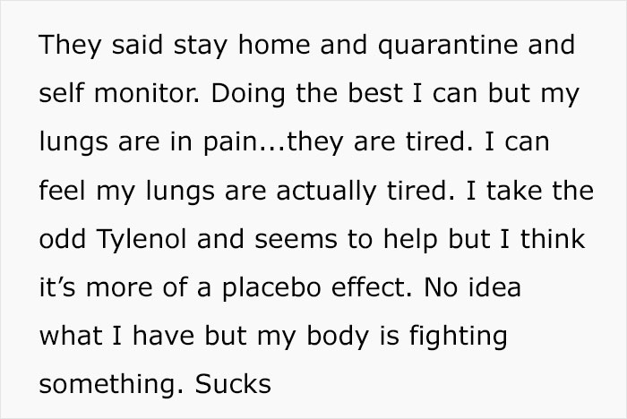 Man Details What It Really Feels Like To Have A 'Mild' Case Of Covid-19