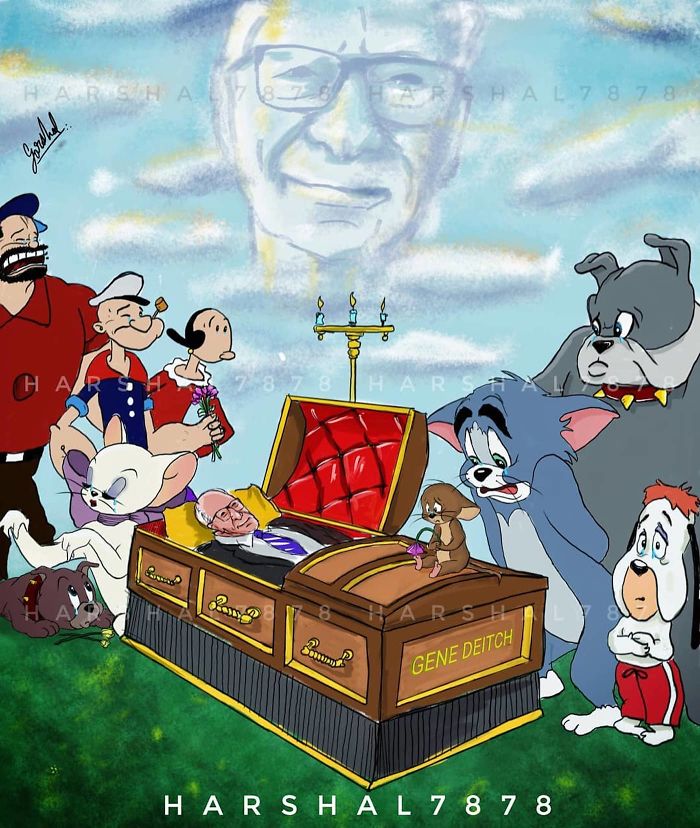 Gene-Deitch-Tom-And-Jerry-Popeye-Illustrator-Tribute