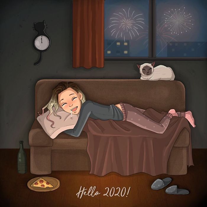 Artist Illustrates His Everyday Life With His Cats And Shows That They Are More Than Companions