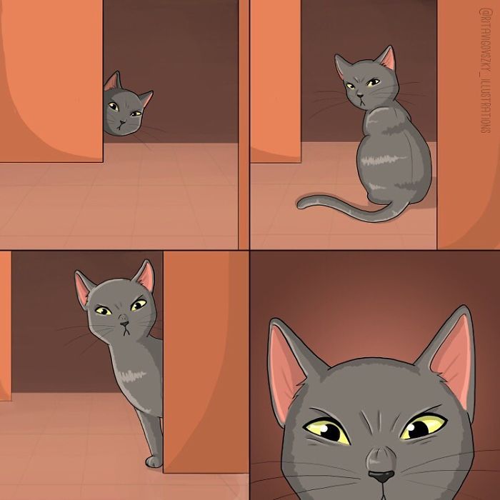 Artist Illustrates His Everyday Life With His Cats And Shows That They Are More Than Companions