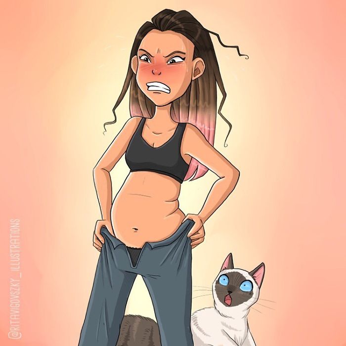 Artist Illustrates His Everyday Life With His Cats And Shows That They Are More Than Companions