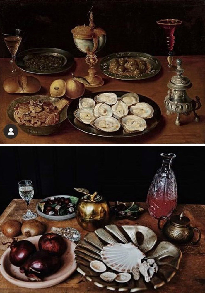 Osias Beert, "Still life with various vessels on a table," around 17th century