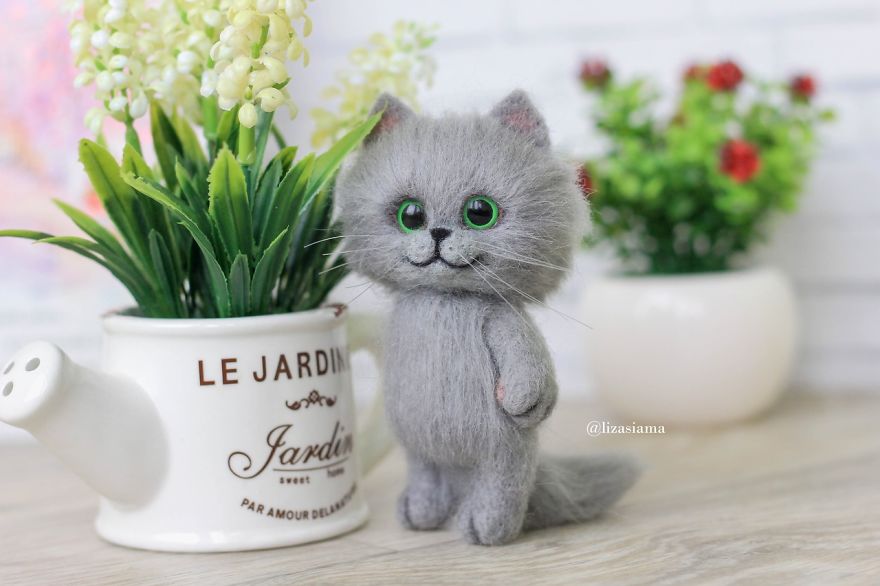 Russian Artist Produces Kittens Made Of Wool So Cute You Will Want One
