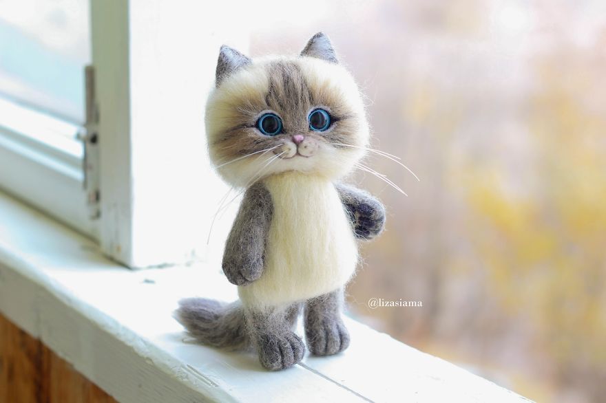 Russian Artist Produces Kittens Made Of Wool So Cute You Will Want One