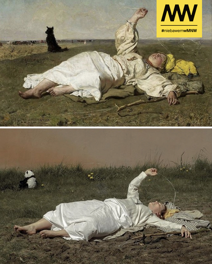 Józef Chełmoński, "Indian summer", 1875