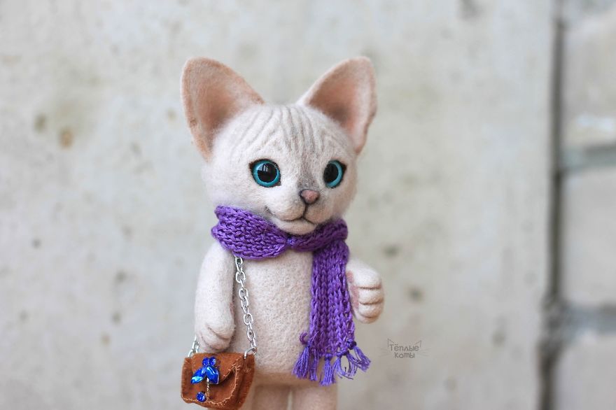 Russian Artist Produces Kittens Made Of Wool So Cute You Will Want One
