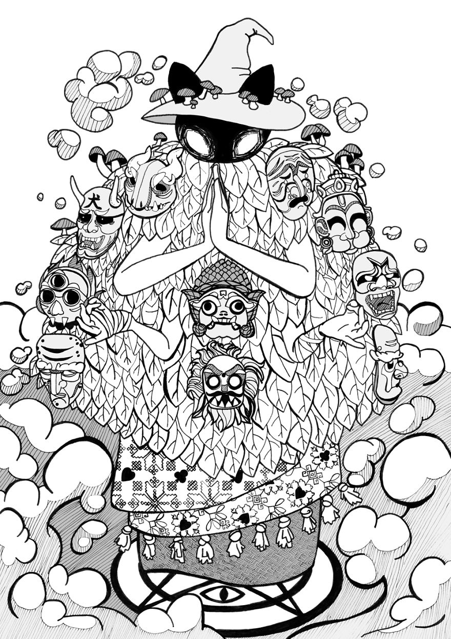 For Inktober Challenge, I Retold A Famous Russian Folktale Like Never Before For Inktober Challenge, I Retold A Famous Russian Folktale Like Never Before