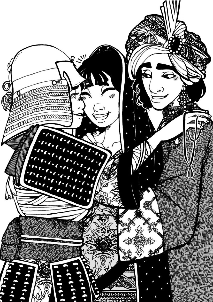 For Inktober Challenge, I Retold A Famous Russian Folktale Like Never Before For Inktober Challenge, I Retold A Famous Russian Folktale Like Never Before