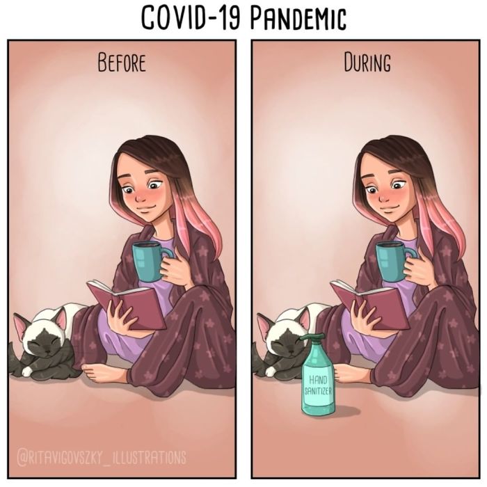 Artist Illustrates His Everyday Life With His Cats And Shows That They Are More Than Companions